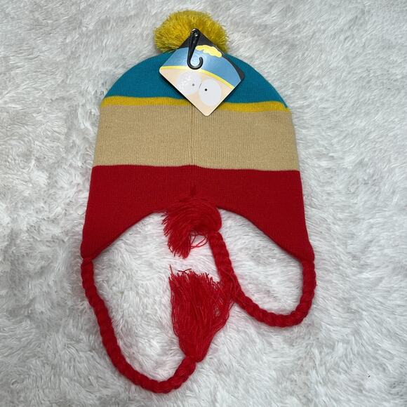 SOUTH PARK BEANIE CARTMAN LAPLANDER POM BEANIE - Picture 3 of 3